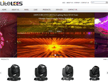 Tablet Screenshot of leeslight.com